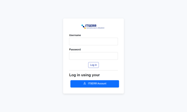 ITSERR login page ITSERR login page